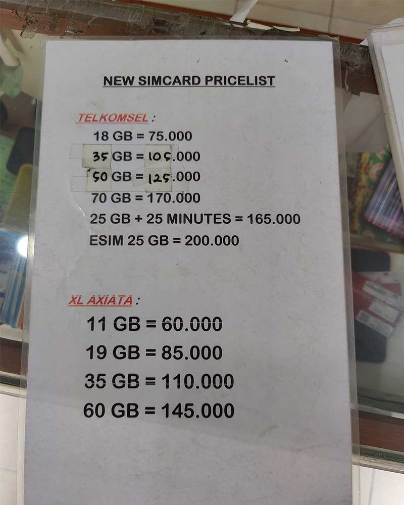 prix-carte-sim-boutique-bali